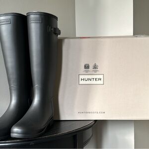 Hunter Black Women’s Rain Boots